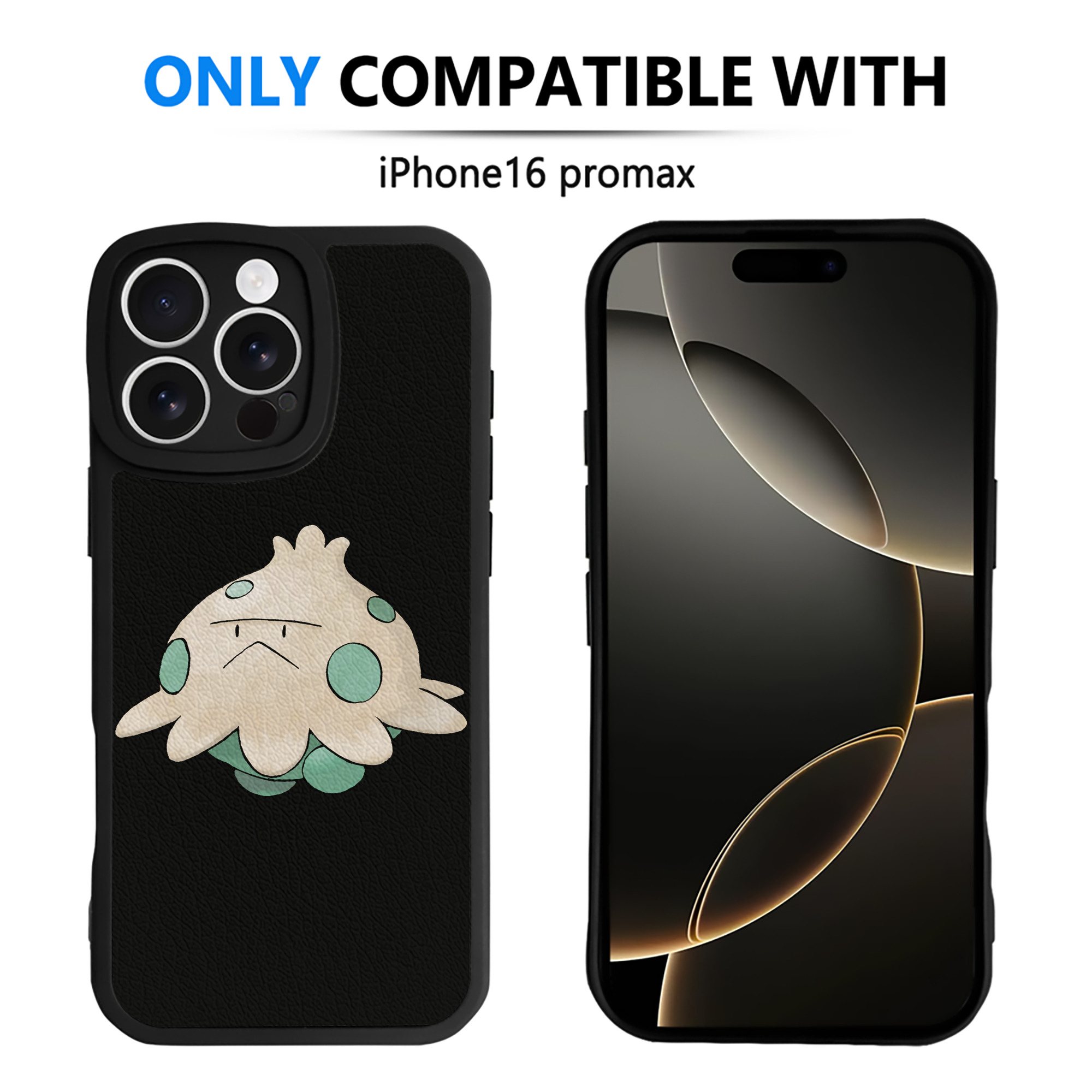 （画像用） ポケットモンスター Pokémon 【iPhone 16シリーズ対応】シリコンスマホケース（レザー調） 材質：シリコン